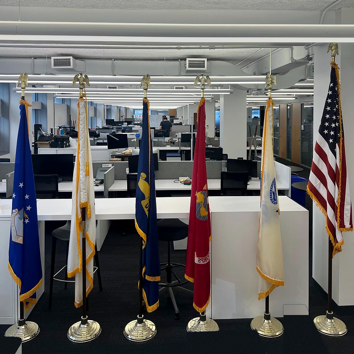 Banderes dels EUA a NYU Tandon Future Labs, Brooklyn